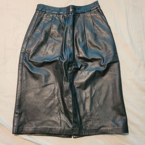 Leather Skirt